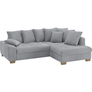 Mr. Couch Hoekbank Nikita II, L-vorm, tot 140kg per zitplaats belastbaar met koudschuim bekleding, optioneel met bed en bedlade