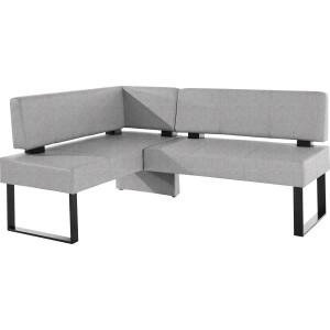 Home affaire Hoekbank Oliver met metalen frame, keukenbank verschillende hoezen cord eetkamerbank ottos choice
