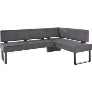 Home affaire Hoekbank Oliver met metalen frame, keukenbank verschillende hoezen cord eetkamerbank ottos choice
