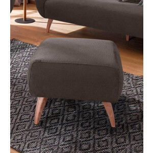 Home affaire Hocker Baggio met houten voetjes