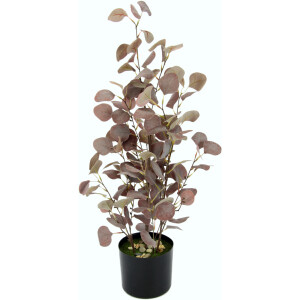 I.GE.A. Kunstplant Eucalyptusplant in een plastic pot (1 stuk)
