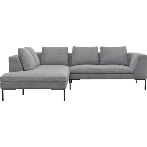 FLEXLUX Hoekbank Loano, super comfortabel zitcomfort door koudschuim in de zitting, L-vorm