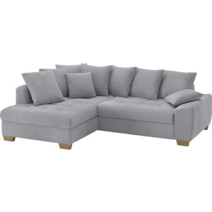 Mr. Couch Hoekbank Nikita II, L-vorm, tot 140kg per zitplaats belastbaar met koudschuim bekleding, optioneel met bed en bedlade