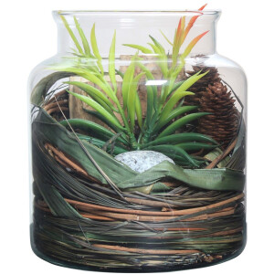 Kayoom Decoratief glas Decoratieglas Flora 810 Natuurlijk