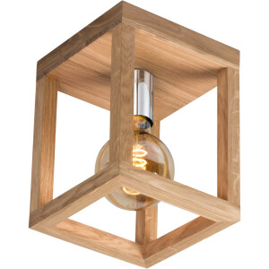 SPOT Light Plafondlamp KAGO Natuurproduct van eikenhout, duurzaam met FSC-certificaat