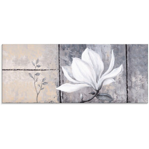 Artland Print op glas Klassieke magnolia in verschillende maten