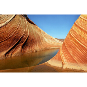 Papermoon Fotobehang Golven Pariah Canyon Vliesbehang, eersteklas digitale print