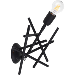 SPOT Light Wandlamp GLENN van metaal, origineel design, bijpassende lm e27, made in europe (1 stuk)