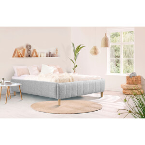 andas Gestoffeerd bed Tarje in 5 breedten, ook in extra lang 220 cm, incl. lattenrol