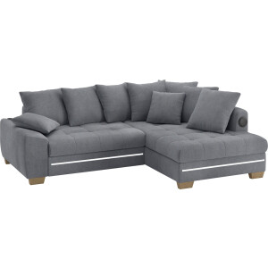 Mr. Couch Hoekbank Nikita II, L-vorm met koudschuim, rgb-led, geluidssysteem, optioneel met bed, bedlade