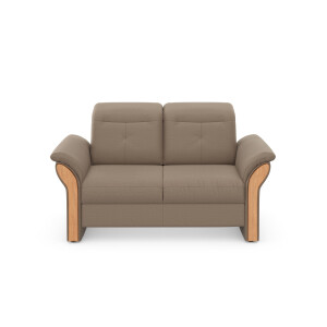 Home affaire 2-zitsbank Dangast Verstelbare hoofdsteun, houten frontlijsten, naar keuze ook in Easy clean bekleding