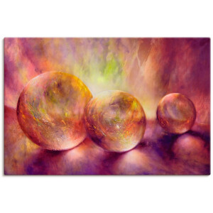 Artland Artprint Purper licht als artprint van aluminium, artprint voor buiten, artprint op linnen, poster in verschillende maten. maten