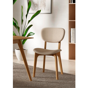 INOSIGN Stoel COZY Made in Italy Frame in beuken, kersen- of notenhout, massief hout, designstoel (set, 2 stuks)