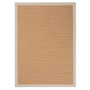 carpetfine Vloerkleed Frida 200 Omkeerbaar tapijt, 100% gerecycled materiaal (PET), vlakweefsel, sisal uitstraling