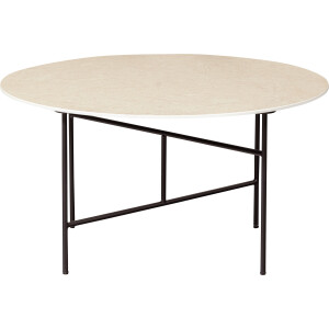 WOOOD Salontafel VIDA met marmeren tafelblad, slank metalen frame