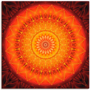Artland Artprint Mandala energie 1 als artprint op linnen, poster, muursticker in verschillende maten