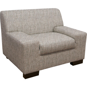 DOMO collection Fauteuil Norma kubisch en tijdloos, comfortabel, platte armleuningen