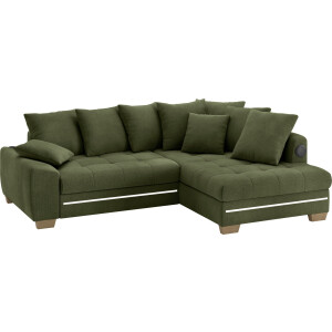 Mr. Couch Hoekbank Nikita II, L-vorm met koudschuim, rgb-led, geluidssysteem, optioneel met bed, bedlade