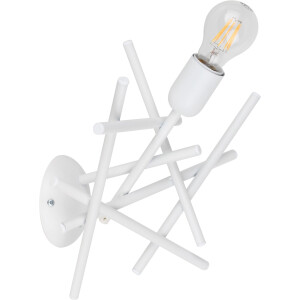 SPOT Light Wandlamp GLENN van metaal, origineel design, bijpassende lm e27, made in europe (1 stuk)