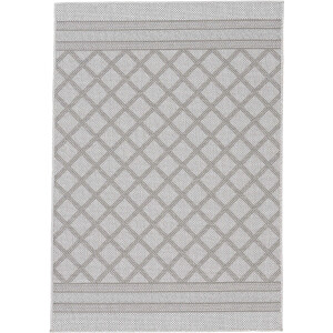 carpetfine Vloerkleed Boho 104 robust vlakweefsel, sisal look, uv-bestendig, buitenruimte