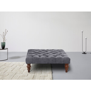 Home affaire Hocker CHESTERFIELD met knoopsluiting, ook in leer