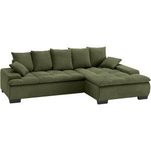 Mr. Couch Hoekbank Haiti II, L-vorm met koudschuim bekleding, optioneel met bed en bedlade