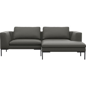 FLEXLUX Hoekbank Loano, super comfortabel zitcomfort door koudschuim in de zitting, L-vorm