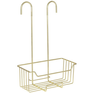 WENKO Badkamerrekje Modell Milo Douche-caddy om in te hangen zonder boren, rek van roestvrij staal