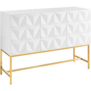Leonique Dressoir Rovuma in 3d-look en met goudkleurig metalen frame