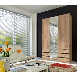 Wimex Kledingkast Level by fresh to go met spiegeldeuren en laden