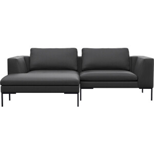 FLEXLUX Hoekbank Loano, super comfortabel zitcomfort door koudschuim in de zitting, L-vorm
