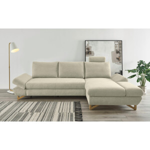 INOSIGN Slaapbank City/Giron comfortabele slaapbank (ligoppervlak 245 x 138 cm) en bedlade