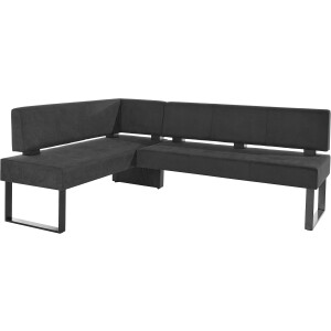 Home affaire Hoekbank Oliver met metalen frame, keukenbank verschillende hoezen cord eetkamerbank ottos choice