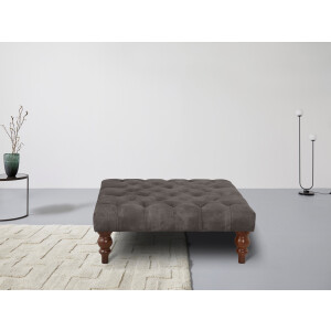 Home affaire Hocker CHESTERFIELD met knoopsluiting, ook in leer