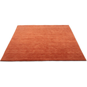 THEKO Wollen kleed Holi Unikleuren, iets mêlee, zuivere wol, met de hand geweven met knoop-look