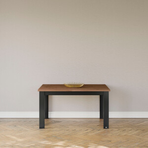 set one by Musterring Eettafel York in 3 kleurvarianten en 4 maten verkrijgbaar, met eiken plaat