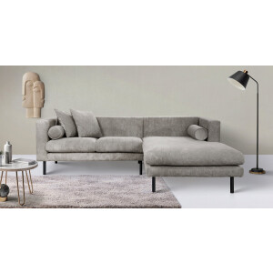 Guido Maria Kretschmer Home&Living Hoekbank Lillibeth L-vorm designbank, afmetingen B/D/H: 240/173/83 cm Sierkussen als tweezijdig te gebruiken kussen, in fluwelige look of cord