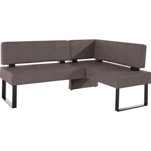 Home affaire Hoekbank Oliver met metalen frame, keukenbank verschillende hoezen cord eetkamerbank ottos choice