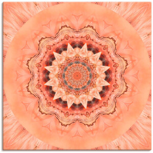 Artland Artprint Mandala barmhartigheid als artprint op linnen, poster in verschillende formaten maten