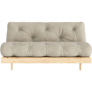Karup Divan Roots Schlafsofa, Gästebett, Sofa inkl. Futonmatratze Incl. futonmatras, ligoppervlak 140x200 cm, FSC gecertificeerd dennenhout