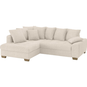 Mr. Couch Hoekbank Nikita II, L-vorm met koudschuim bekleding, optioneel met bed en bedlade