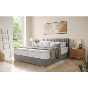 Mr. Couch Boxspring Thor met bedbodem, incl. matras, topverkoper Topmatras en sierkussen, in verschillende hardheden beschikbaar
