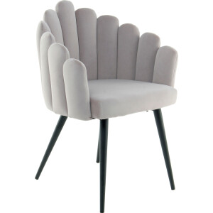 Kayoom Stoel Jeane 525, met fluweelzachte bekleding, comfortabel en gezellig fluweelzachte bekleding, modern, comfortabel en gezellig, met fluweelzachte bekleding (1 stuk)