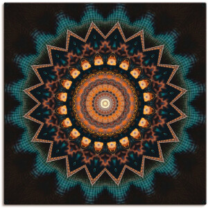 Artland Artprint Mandala kosmisch bewustzijn als artprint van aluminium, artprint voor buiten, artprint op linnen, poster, muursticker