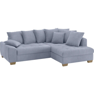 Mr. Couch Hoekbank Nikita II, L-vorm, tot 140kg per zitplaats belastbaar met koudschuim bekleding, optioneel met bed en bedlade