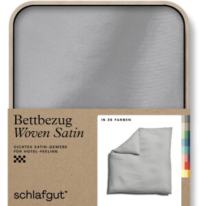 Schlafgut Dekbedovertrek Woven Satin bijzonder dicht geweven, mix & match: bijpassende kussenhoes verkrijgbaar (1 stuk)