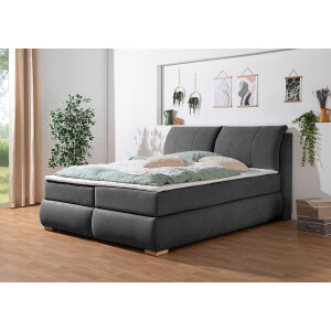 Home affaire Boxspring Breitenthal afneembare rugkussens met klittenband