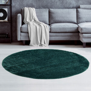my home Hoogpolig vloerkleed Malin Unikleuren, licht glanzend, bijzonder zacht door microvezel