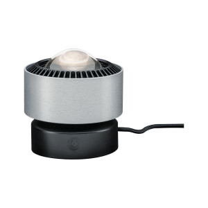 Paulmann Led-tafellamp Aldan 1x3,5W zwart/alu geborsteld 230V aluminium (1 stuk)