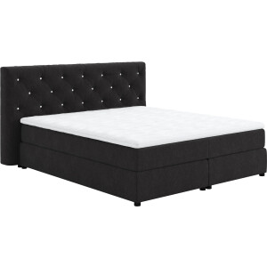 COTTA Boxspring Castlerock met strass-steentjes in het hoofdeinde, incl. topper